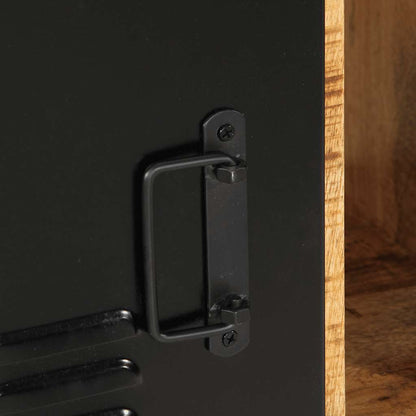 Sideboard 55x35x70 cm Raues Mangoholz