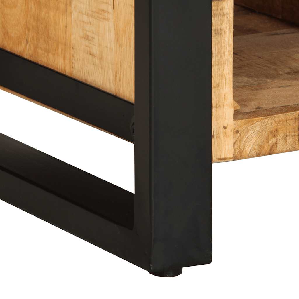 Sideboard 55x35x70 cm Raues Mangoholz