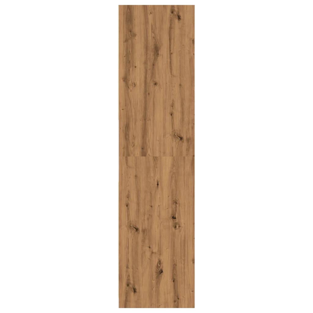 Kleiderschrank Artisan-Eiche 80x50x200 cm Holzwerkstoff