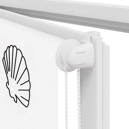 Duschrollo 80x240 cm Stoffbreite 76 cm