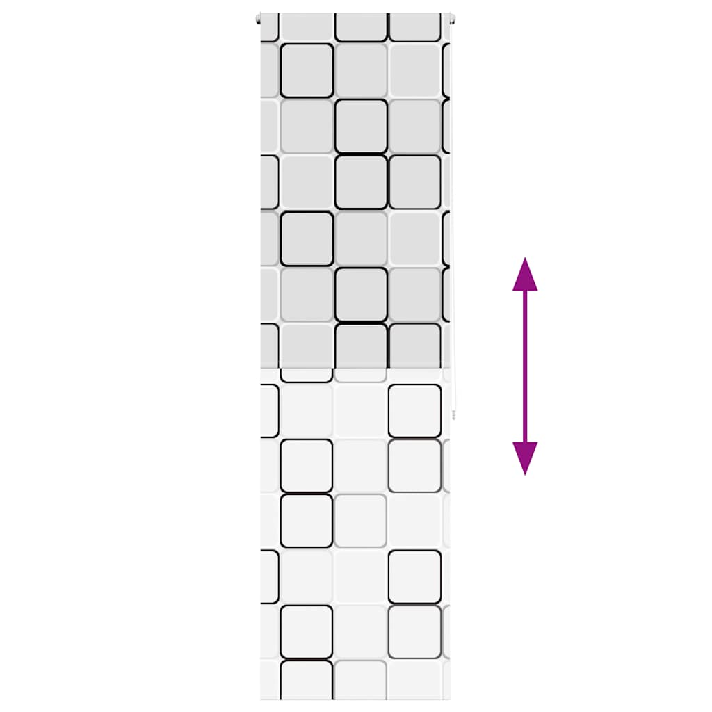 Duschrollo 80x240 cm Stoffbreite 76 cm