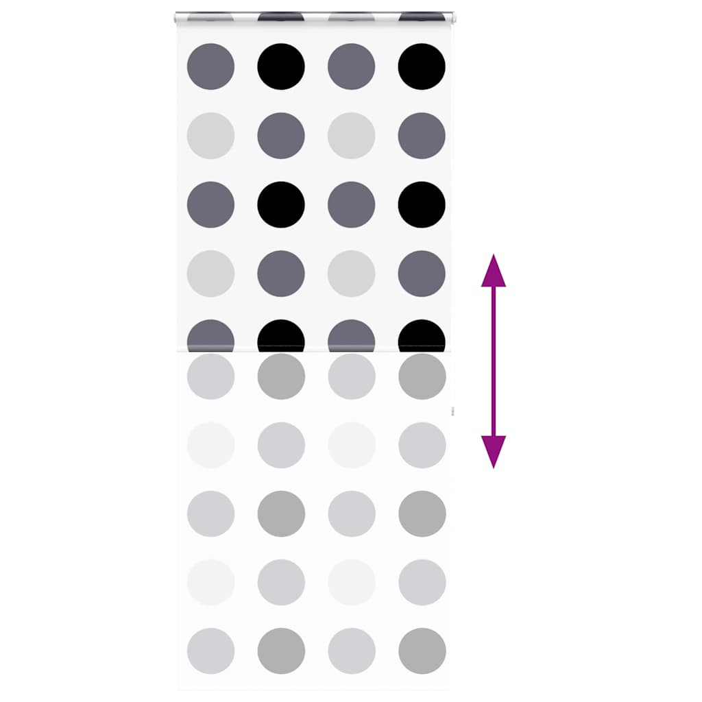 Duschrollo mit Kassette 110x240 cm Stoffbreite 106 cm