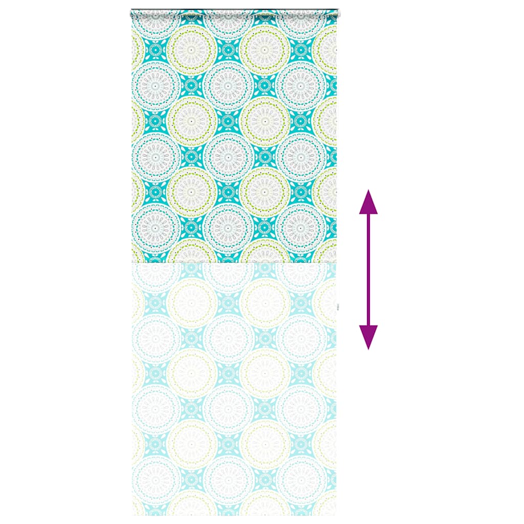 Duschrollo mit Kassette 110x240 cm Stoffbreite 106 cm