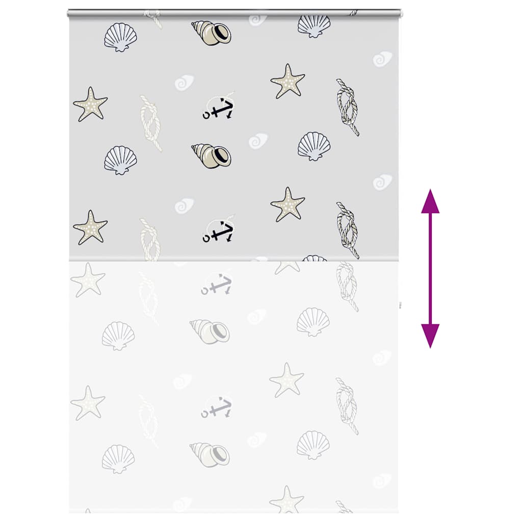 Duschrollo mit Kassette 160x240 cm Stoffbreite 156 cm