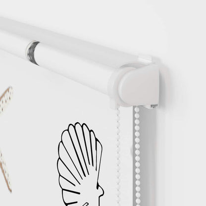 Duschrollo mit Kassette 110x240 cm Stoffbreite 106 cm