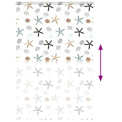 Duschrollo mit Kassette 150x240 cm Stoffbreite 146 cm