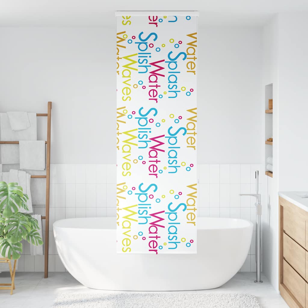 Duschrollo mit Kassette 80x240 cm Stoffbreite 76 cm