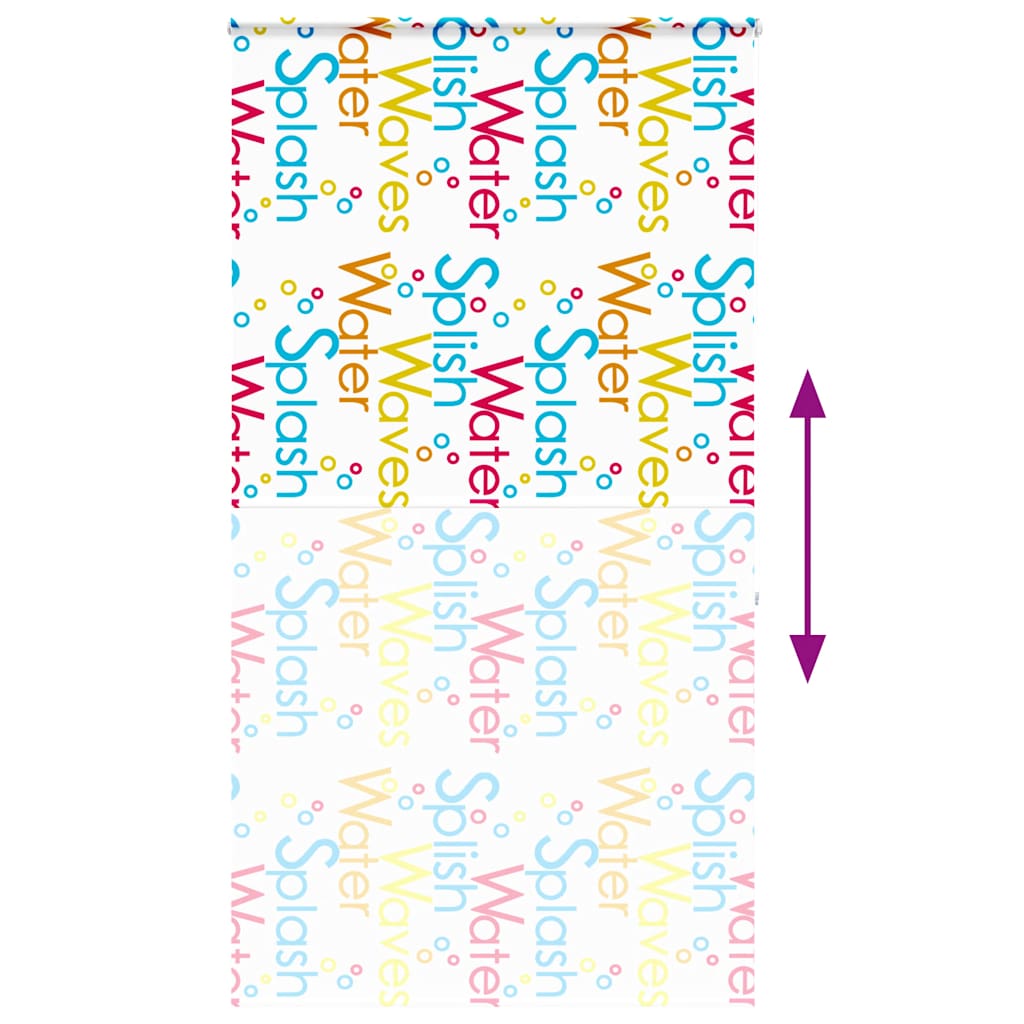 Duschrollo mit Kassette 120x240 cm Stoffbreite 116 cm