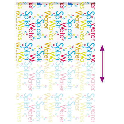 Duschrollo mit Kassette 150x240 cm Stoffbreite 146 cm