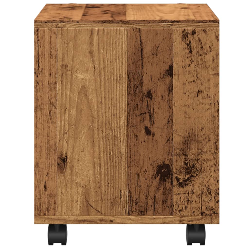 Rollschrank Altholz-Optik 37x33x42,5 cm Holzwerkstoff