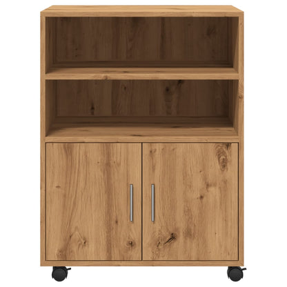 Rollschrank Artisan-Eiche 60x48x81 cm Holzwerkstoff