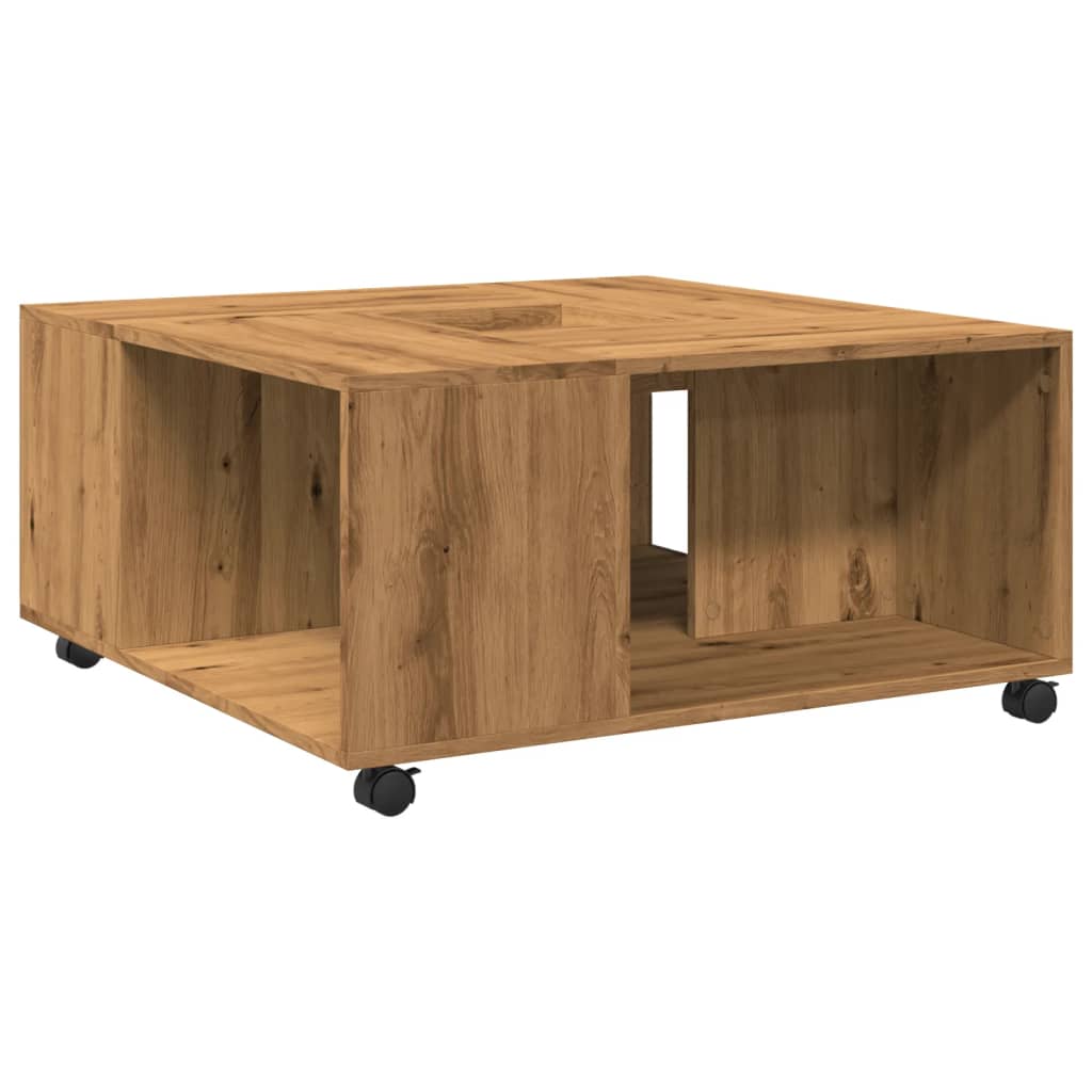 Couchtisch Artisan-Eiche 80x80x40 cm Holzwerkstoff