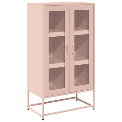 Highboard Rosa 68x39x123 cm Stahl