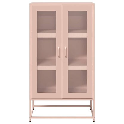 Highboard Rosa 68x39x123 cm Stahl