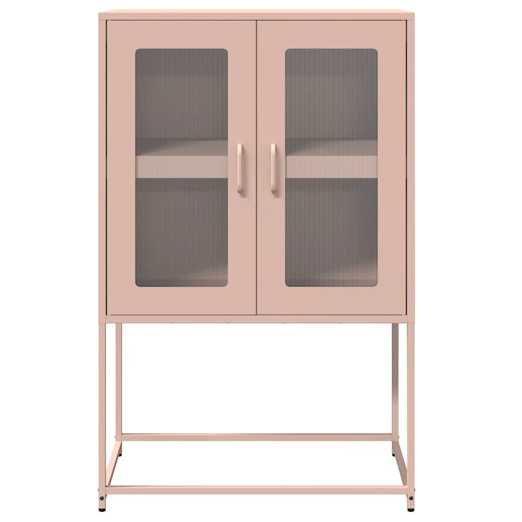 Highboard Rosa 68x39x107 cm Stahl