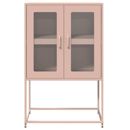 Highboard Rosa 68x39x107 cm Stahl