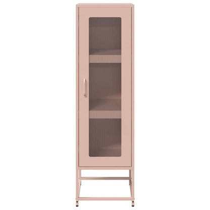 Highboard Rosa 36x39x123 cm Kaltgewalzter Stahl