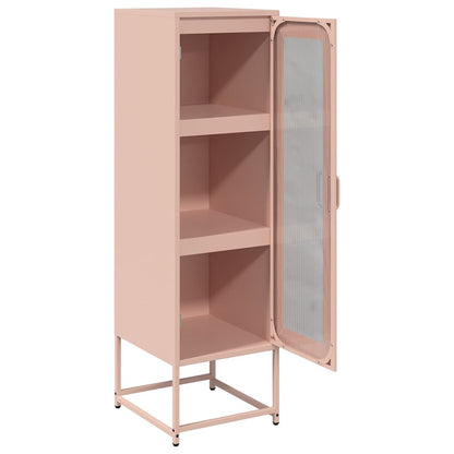 Highboard Rosa 36x39x123 cm Kaltgewalzter Stahl