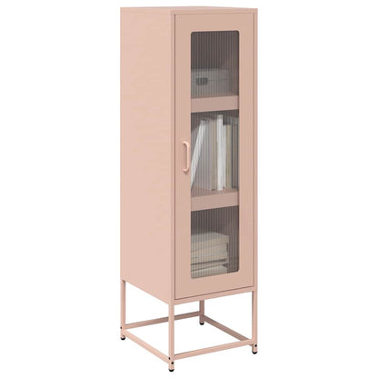 Highboard Rosa 36x39x123 cm Kaltgewalzter Stahl