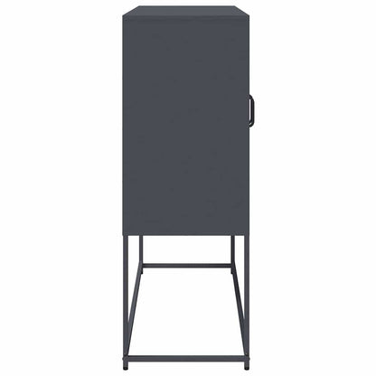 Sideboard Anthrazit 100,5x39x107 cm Kaltgewalzter Stahl