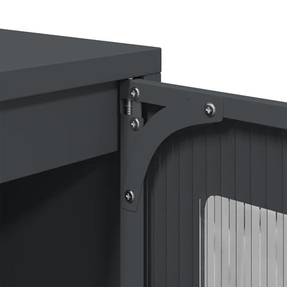 Sideboard Anthrazit 100,5x39x107 cm Kaltgewalzter Stahl