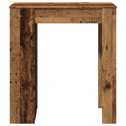 Bartisch mit Regal Altholz-Optik 95x47x103,5 cm Holzwerkstoff