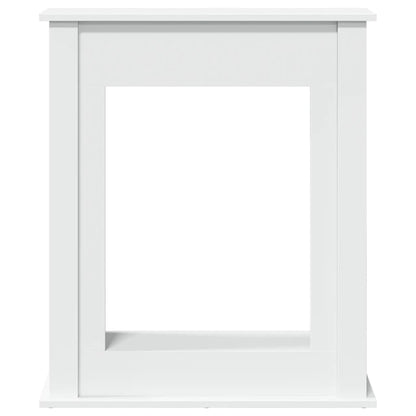 Kaminumrandung Weiß 75x20x87,5 cm Holzwerkstoff