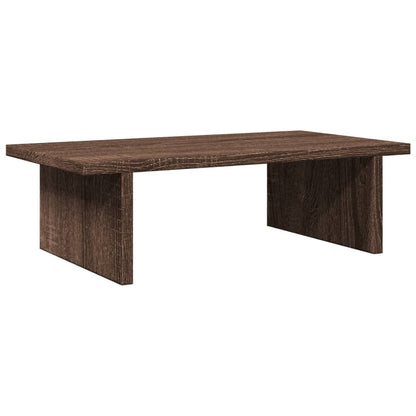 Monitorständer Braun Eichen-Optik 50x27x15 cm Holzwerkstoff