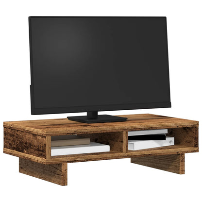 Monitorständer Altholz-Optik 50x27x15 cm Holzwerkstoff