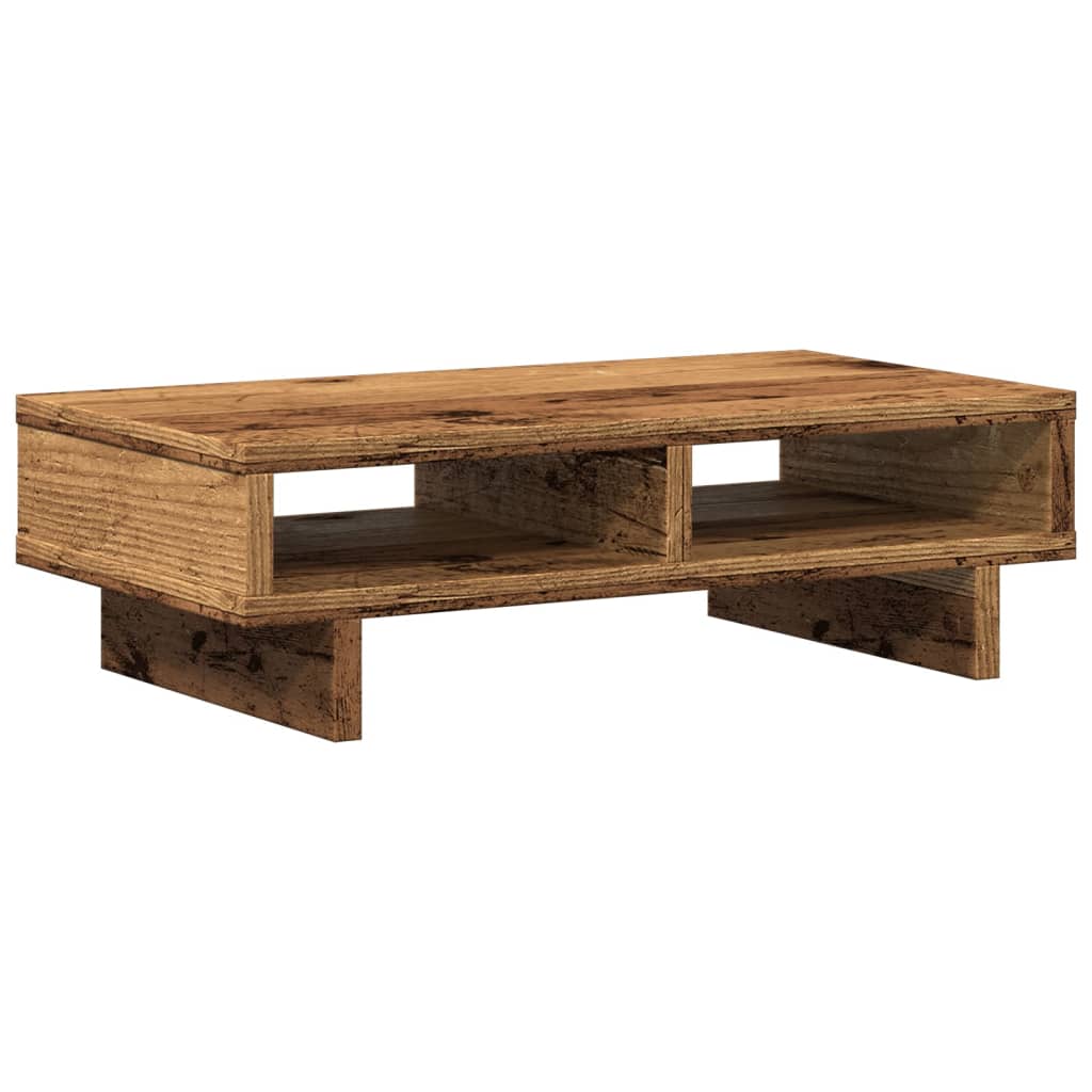 Monitorständer Altholz-Optik 50x27x15 cm Holzwerkstoff