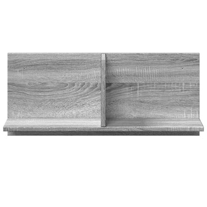 Wandschrank 70x16,5x30 cm Grau Sonoma Holzwerkstoff