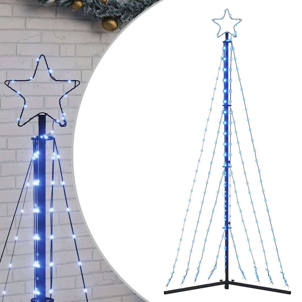 LED Weihnachtsbaum 339 LEDs Blau 187 cm