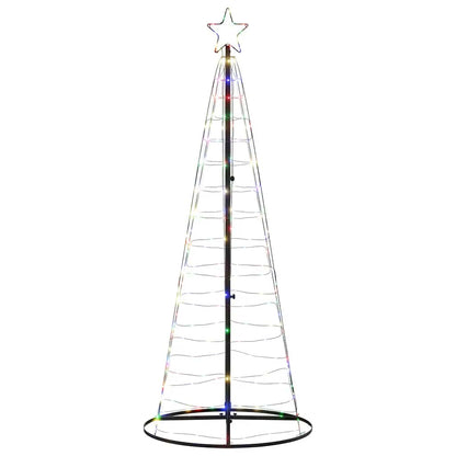 Weihnachtsbaum Kegelform 200 LEDs Mehrfarbig 182 cm