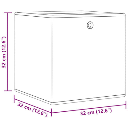 Faltboxen 4 Stk. Blau 32x32x32 cm Vlies