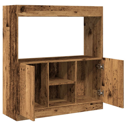 Highboard Altholz-Optik 92x33x100 cm Holzwerkstoff