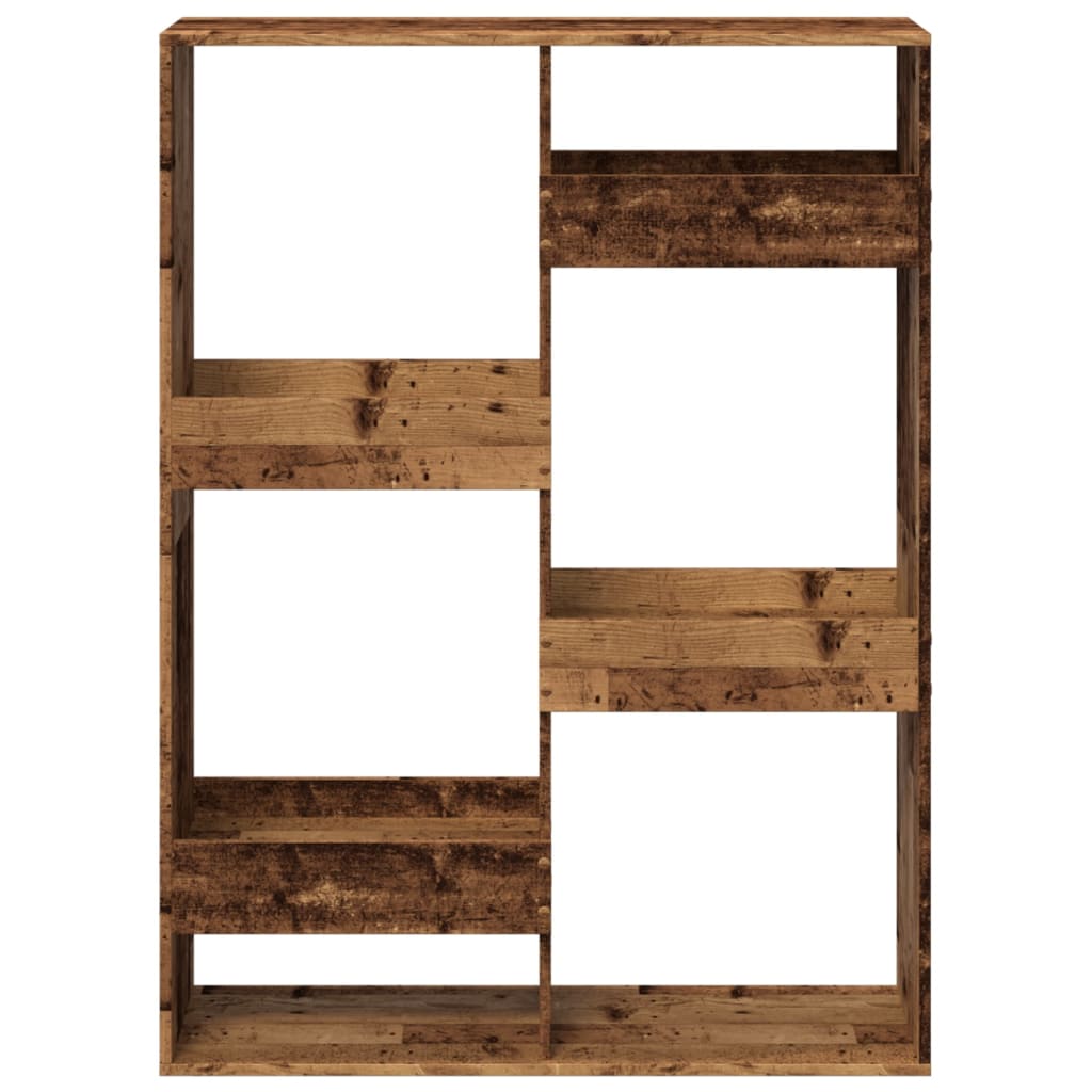 Bücherregal Altholz-Optik 100x33x135 cm Holzwerkstoff