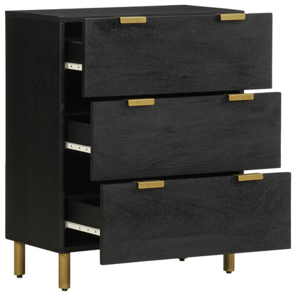 Sideboards 2 Stk. Schwarz 60x33x75 cm Holzwerkstoff