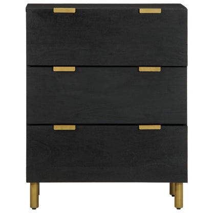 Sideboards 2 Stk. Schwarz 60x33x75 cm Holzwerkstoff