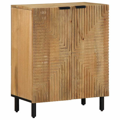 3-tlg. Sideboards Braun 60x33x75 cm Massivholz Mango