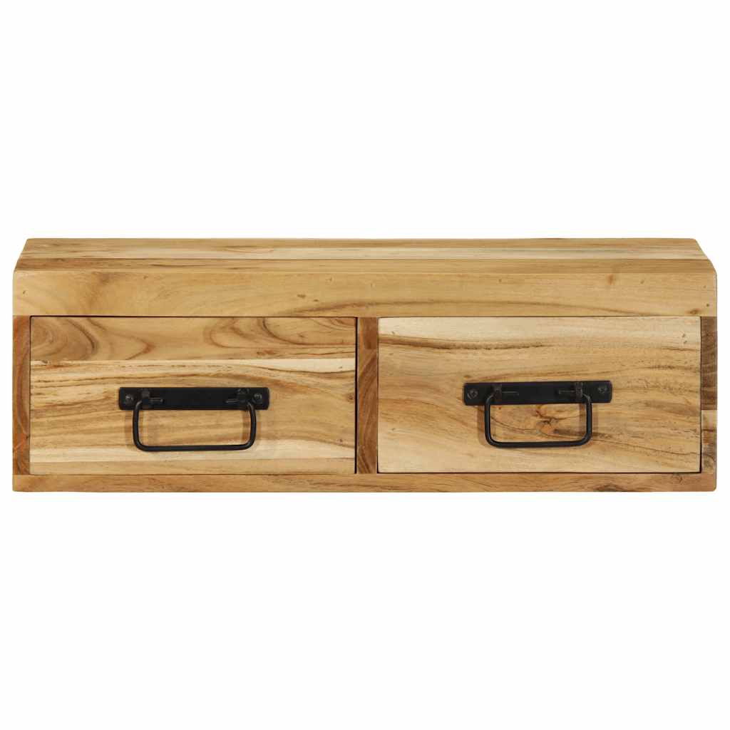 TV-Wandschrank 60x30x19 cm Massivholz Akazie