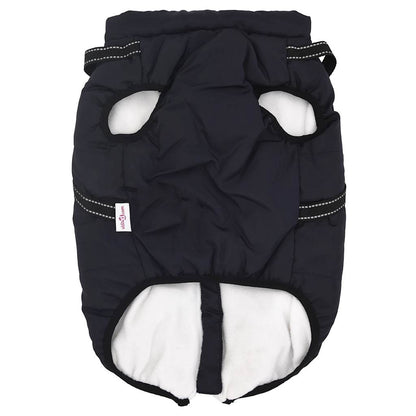 Hundemantel Geschirr Wasserdicht Reflektierend Marineblau L48