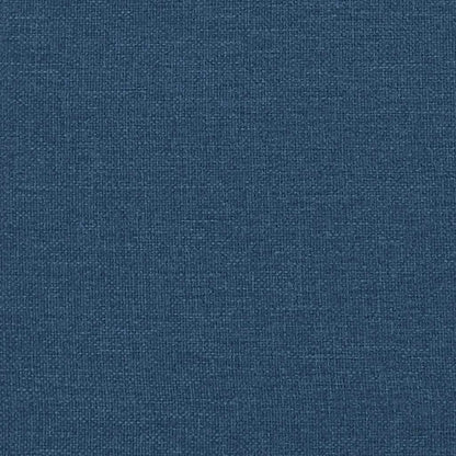 Bettgestell ohne Matratze "Hanko" Blau 80x200 cm Stoff