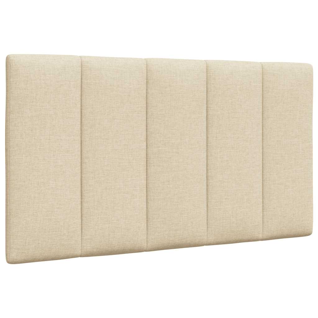 Bettgestell ohne Matratze "Hanko" Creme 90x200 cm Stoff