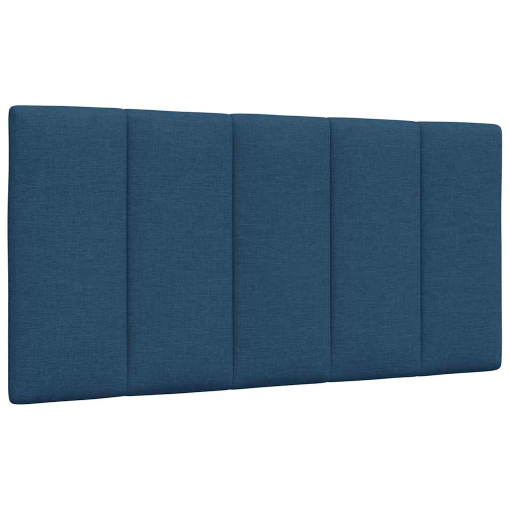 Bettgestell ohne Matratze "Hanko" Blau 100x200 cm Stoff