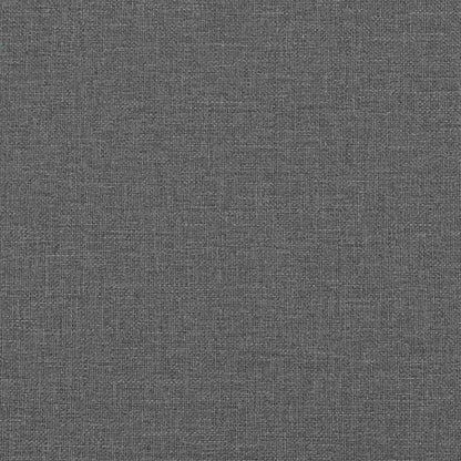 Bettgestell ohne Matratze "Hanko" Dunkelgrau 140x190 cm Stoff