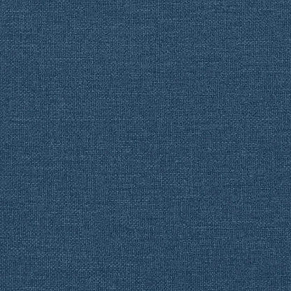 Bettgestell ohne Matratze "Hanko" Blau 140x190 cm Stoff