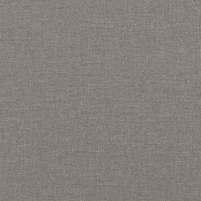 Bettgestell ohne Matratze "Hanko" Taupe 140x200 cm Stoff