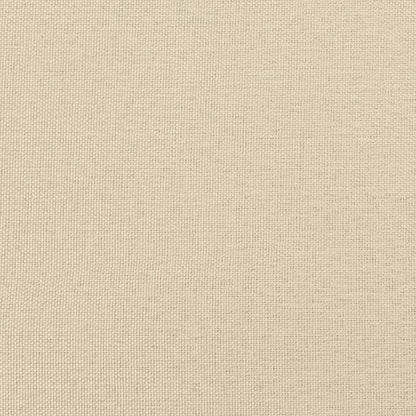 Bettgestell ohne Matratze "Hanko" Creme 140x200 cm Stoff