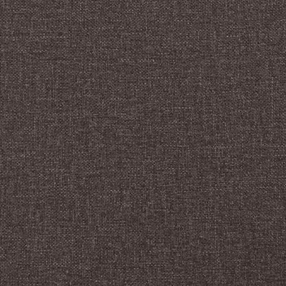 Bettgestell ohne Matratze "Hanko" Dunkelbraun 180x200 cm Stoff