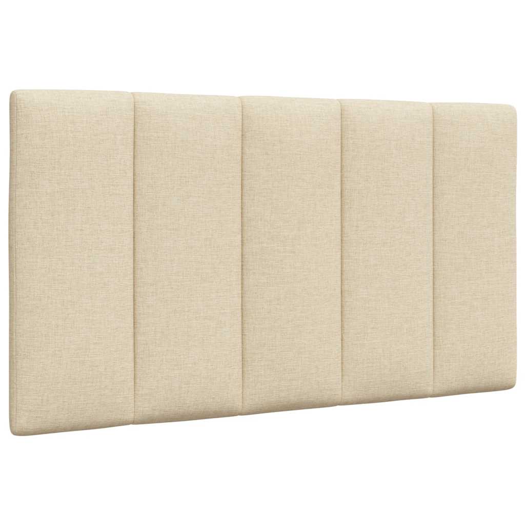Bettgestell ohne Matratze "Hanko" Creme 90x200 cm Stoff